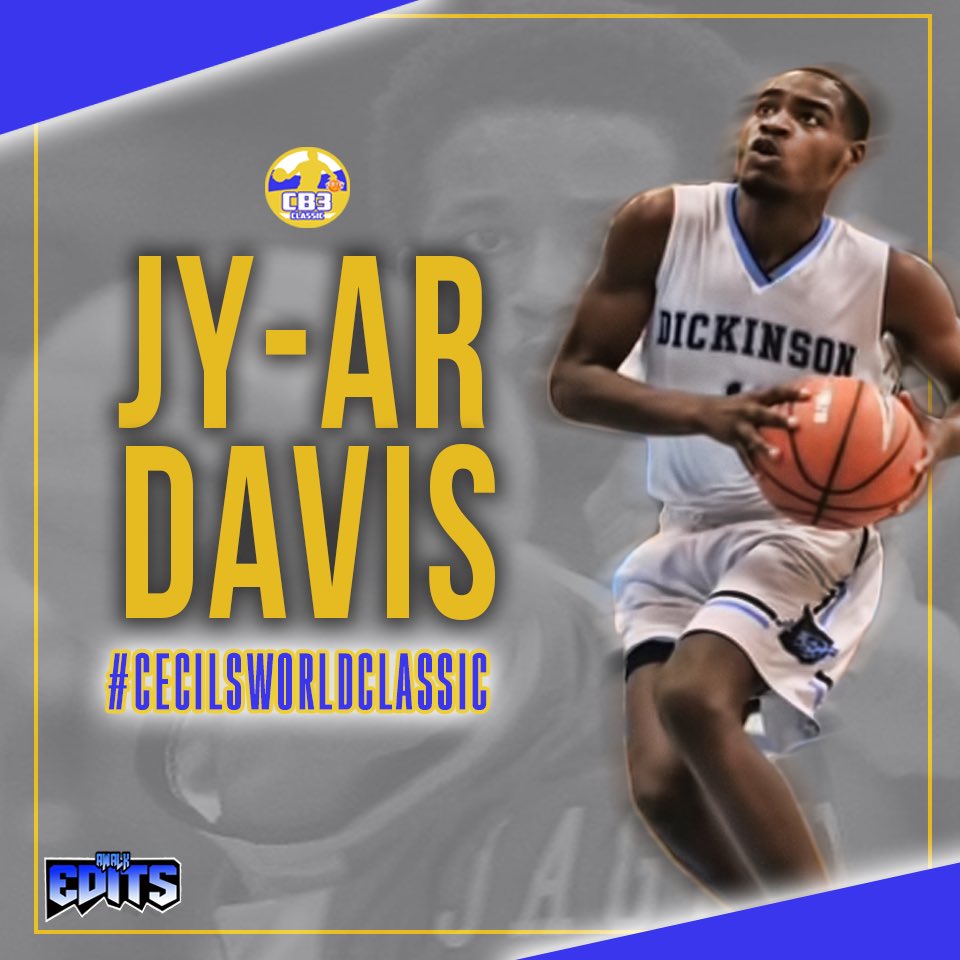 CB3Classic's tweet image. Jy-ar Davis will play in the #CecilsWorldClassic Rising Star game Friday August 3rd!!!
