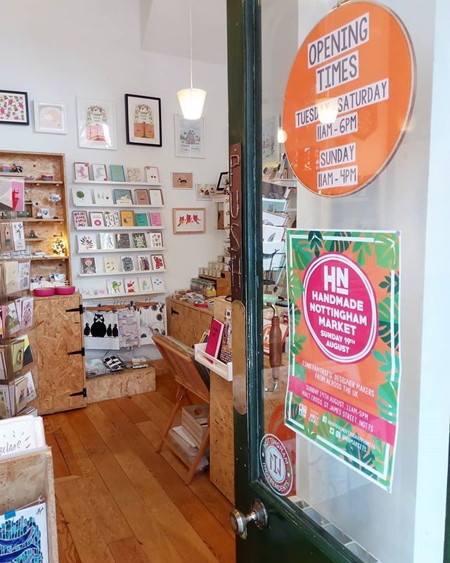 StJamesIndies's tweet photo. Regrann from @handmadenotts -  Happy Friday! We are open!
.
.
.
#friday #fridayshopping  #friyay #giftshop #shoplife #buylocal #buyhandmade #buydifferently #supportindie #supportthemakers  #designermakers #shoppingwithsoul #shopping #shoplocal #nottingha… https://t.co/RKiFqTK1tZ https://t.co/maGionWvcV