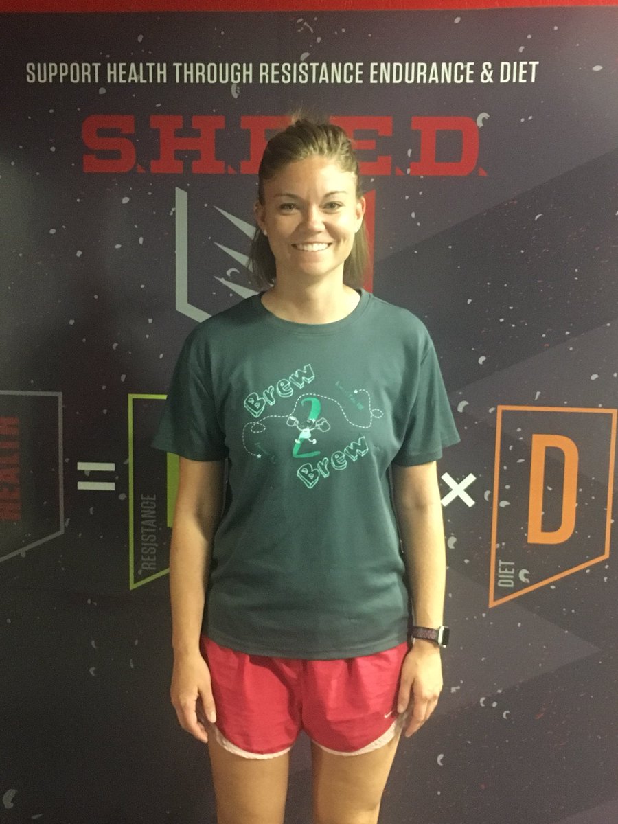 FreeStateFitnes's tweet image. SHREDDER of the WEEK goes to Hayley Oswald! 
“Hayley attends every class when her traveling work schedule allows it.  When she’s in class she pushes through the tough workouts always with a smile on her face.  She is a great example of a fun, healthy and fit lifestyle.”
Congrats!