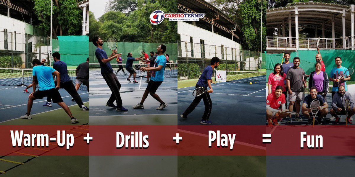 CardioTennisIND's tweet photo. The ideal equation for a perfect weekend! π
We're back at KSLTA tomorrow for another #CardioTennis session. We've also got an amazing monthly deal so make sure you don't miss out!
Contact Rushab for further information - 9731395717
#PartyOnTheCourt #GetFitTheFunWay https://t.co/69Ph243f6J