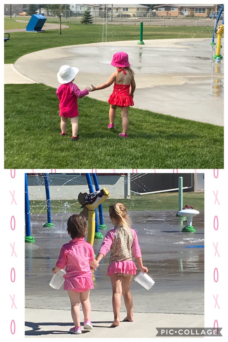 Pictures taken almost exactly a year apart. Thanks for the visit, you guys!