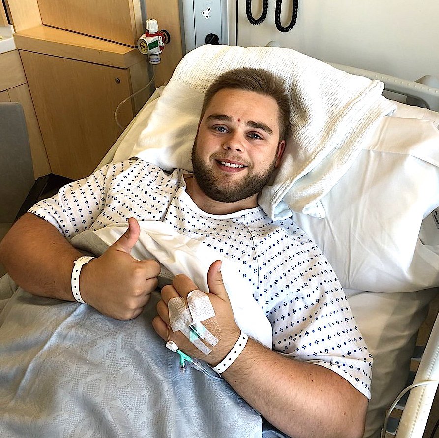 'I donated bone marrow yesterday and other than aching a bit, I’m mainly excited at the fact that I was able to potentially give a child a second chance at living a long healthy life. Please register now with <a href="/AnthonyNolan/">Anthony Nolan</a>'.

- Ben, bone marrow donor.

anthonynolan.org/join