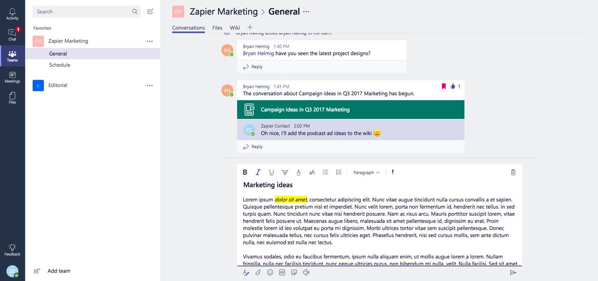 plime42's tweet photo. Looking for a free team chat app? @MicrosoftTeams just added a free plan for 300 users—compare it and the other free team chat apps in our updated roundup: https://t.co/X1EDklMXMN https://t.co/CHgLYeXPM9