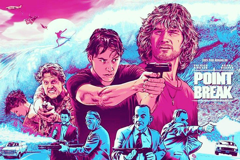 lastactiondoc's tweet image. Happy 27th Anniversary, Point Break! In 1991 Kathryn Bigelow crafted the ultimate adrenaline fueled heist film the epitomized the #90s! When was the first time you saw this #action classic? What is your favorite line? #utahgetmetwo✌🏻#KickStarter #support #1dayleft @ActionElite