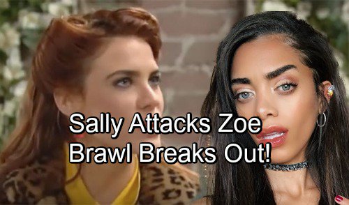 Celeb Dirty Laundry On Twitter The Bold And The Beautiful Spoilers Sally Physically Attacks Zoe Rages At True Threat Poster Wyatt Struggles To Prevent Brawl Https T Co Uixxe7pdxl Https T Co Vcxkhijhcf