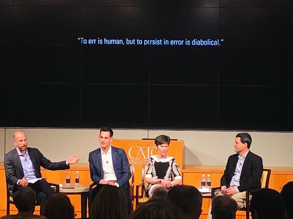 ToErrIsHumanDoc's tweet image. Thank you @CatoInstitute and @mfcannon for hosting a screening of #ToErrIsHumanDoc and an open discussion of patient safety’s role in health care today. That is what these screenings are all about. If you missed the Q&amp;amp;A live, watch the archived video at facebook.com/CatoInstitute/….