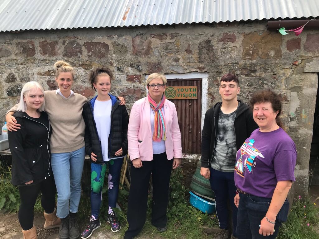 Lovely visit to <a href="/YouthVision1/">Youth Vision</a> fantastic community resource &amp; <a href="/civic_soup/">civic soup</a> HarHut project in the beautiful #Pentlands