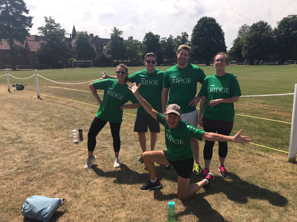 RidgeLLP's tweet photo. Another lovely day, another #TeamRidge event! Today we are attending the #oxlympics, organised by @HighSheriffWM15. With two teams fighting for a #RidgeOxford win we are looking forward to a great competition!☀️ #GettingSporty https://t.co/Kwga9QD2A8