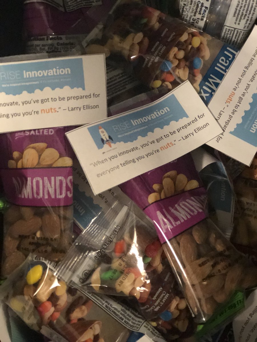 When you #innovate, you’ve got to be prepared for everyone telling you you’re nuts! 🥜 Happy Friday to all of our stakeholders! #RISEInnovation #CarsonCulture #InspiredIntrapreneurs #BreakIt