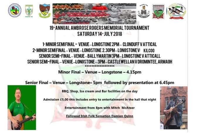 Big day for the club tomorrow. The 19th annual Ambrose Rogers tournament. A great day of football and music from 2pm. All welcome 🔴⚪️