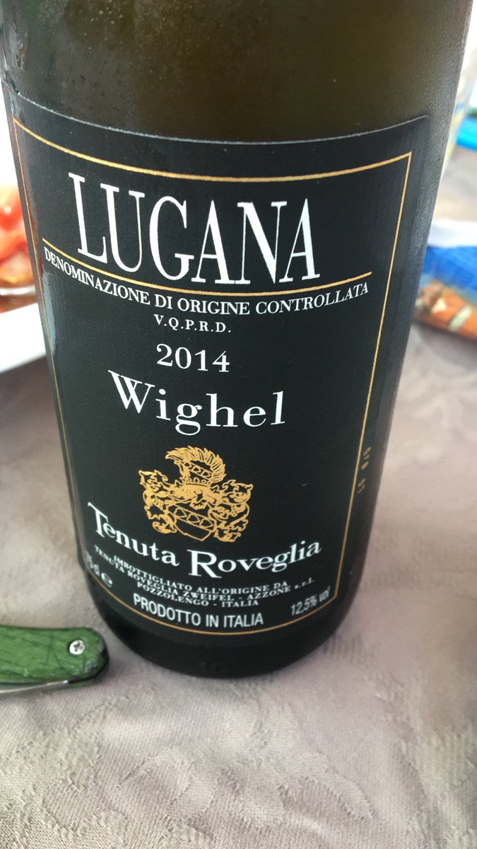 08/07/18 #wine - #Lugana #Wighel 2014 - Tenuta Roveglia