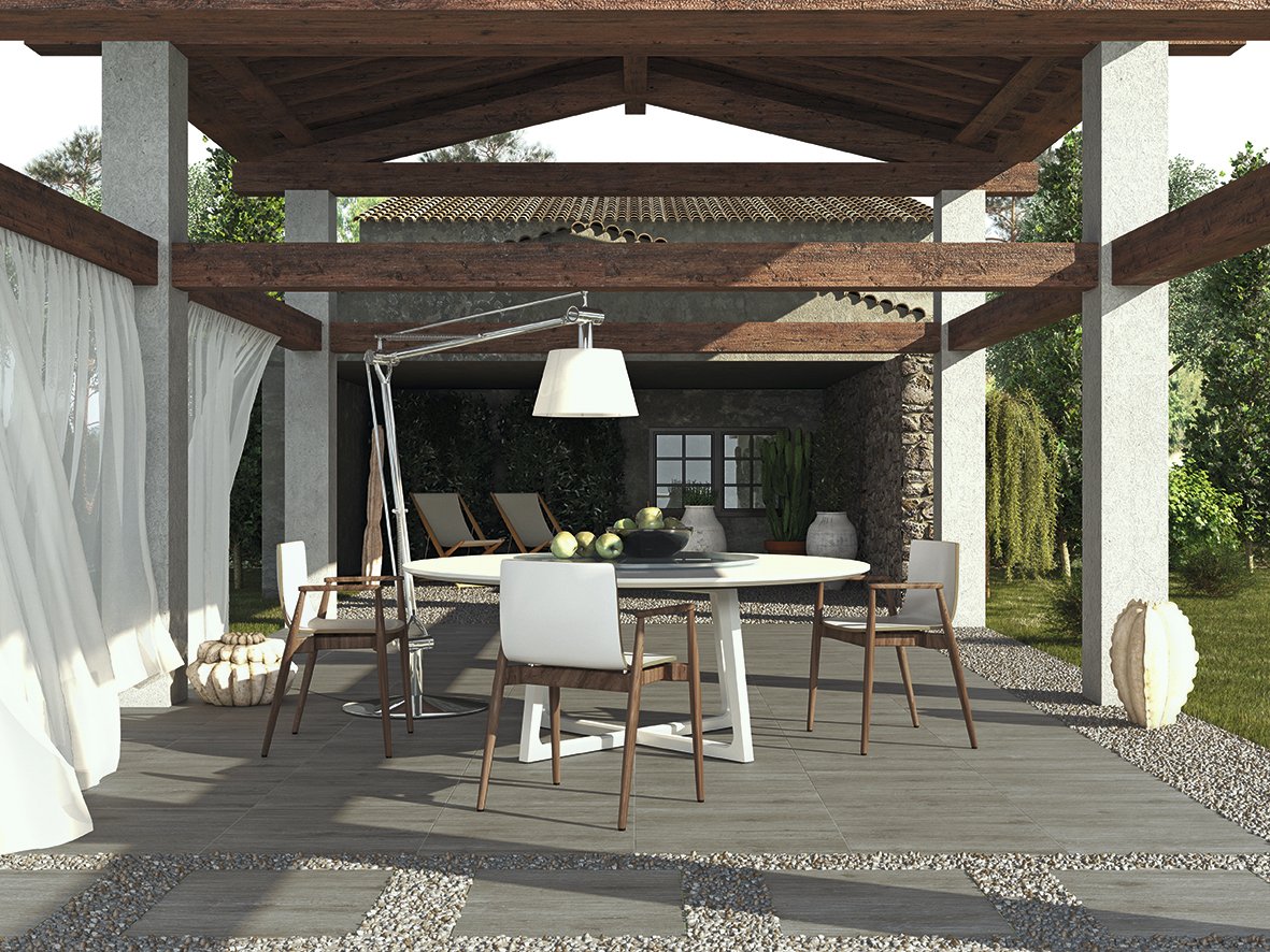 LARGAS NOCHES DE VERANO 😎🌴🌌| ¿Sueñas con una espectacular terraza? ¿Qué tal si te inspiras con esta selección? DUPLO, nuestro azulejo especialmente pensado para exterior: doble espesor, acabado antideslizante. Ahora con nuestra nueva versión Grip +, más sutil al tacto.