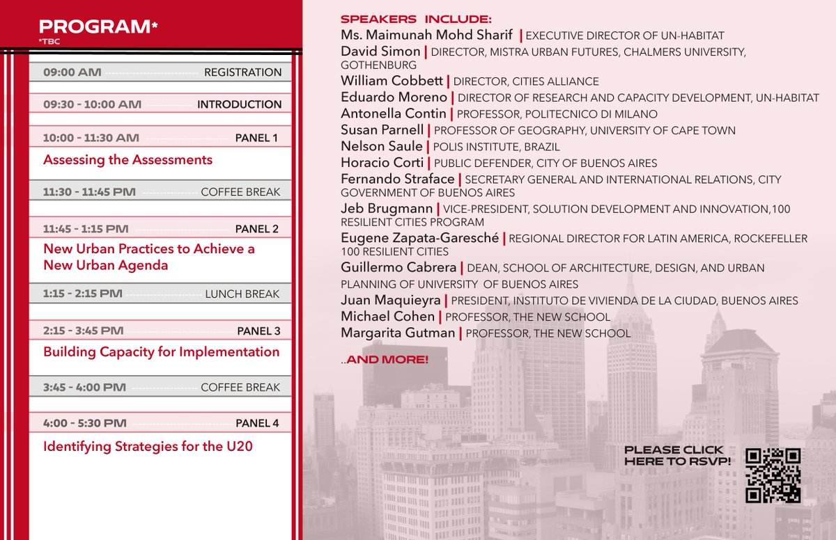habitat_intl's tweet photo. 📢HAPPENING NOW! Conference: Cities and the Global Agenda: On the Road to the U20 in #BuenosAires 

👉Followed by a #RighttotheCity Training Session at 18h

Where? the Theresa Land Center in #NYC

More info: https://t.co/0T4WDYko7S  and 👇👇 https://t.co/Hyrd4bg9Q3