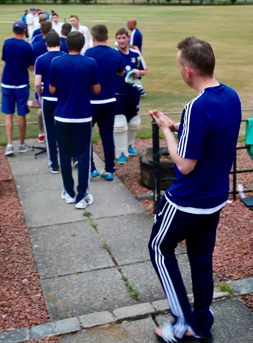 ScottyCricket's tweet photo. Marvellous bowling last night from @dougiewylie1973 who broke up the most destructive @StirlingCCC partnership and managed to bag #fourwickets in the @AllAboutKCC #fightback @NeilMacLean16 @ChippyB1964 @StewartGilmour1 @weirbuddie @DuncanForrest @RodgerHamish @iainkennedy187 https://t.co/jh3w9CLSID