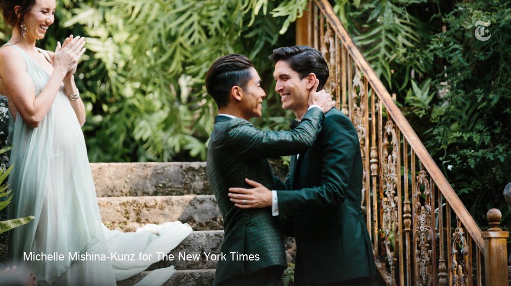 Vows: Both Noa Santos and Ross Matsubara grew up on the Hawaiian island of Oahu and went to rival schools, but didn’t meet until after they moved to New York nyti.ms/2uiA8Fx