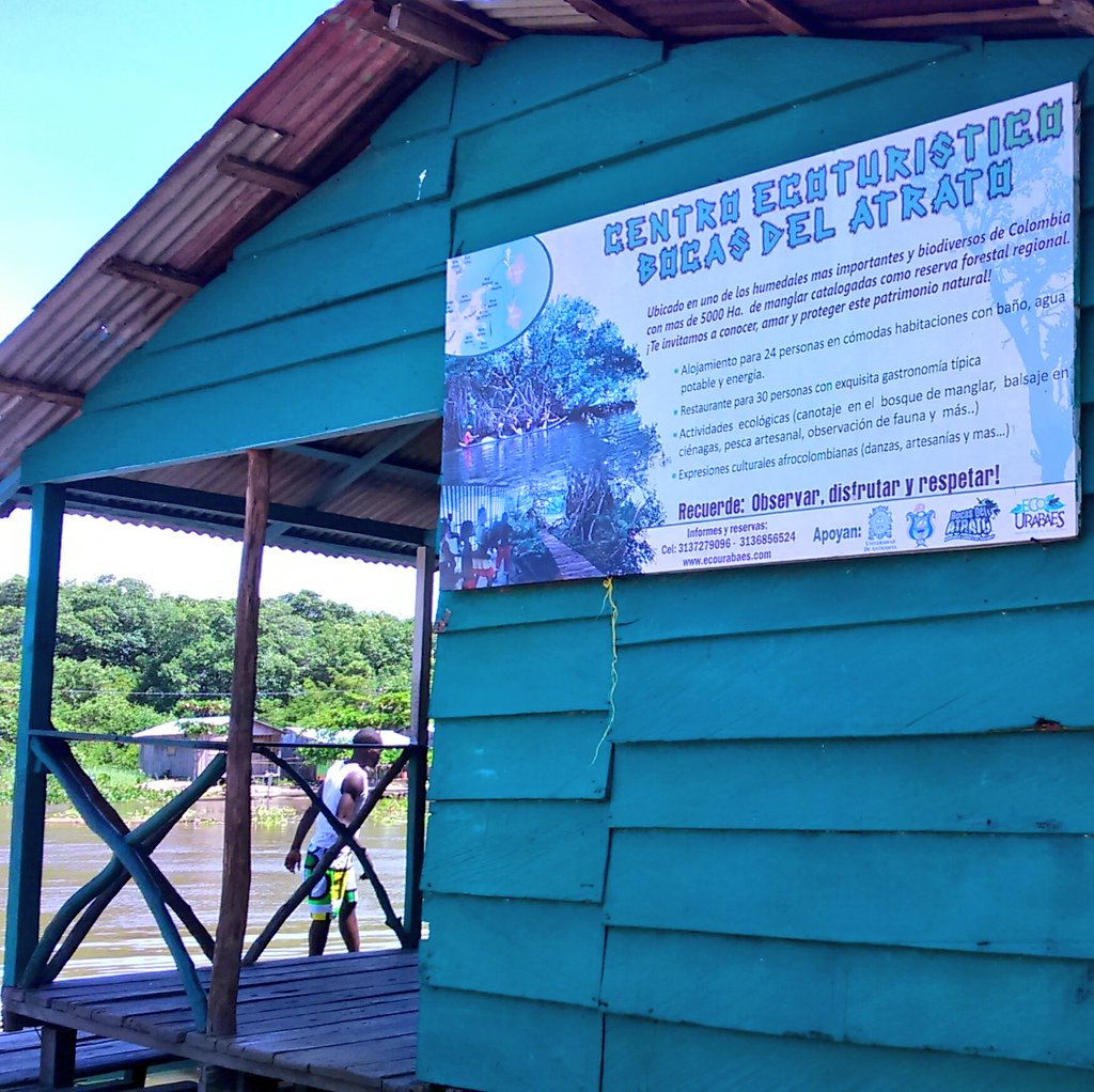 Mangle_Blanco's tweet photo. Some pics from coordination visit to #BocasDelAtrato. A fishing village settled along a major distributary, surrounded by extensive tidal + non-tidal wetlands. #humanitarianmapping #COASTMAP #cartocosta #Researchfellowship @youthmappers @UdeACiencia @FCENUdeA @FIngenieriaUdeA https://t.co/Mdedw8sP4Q
