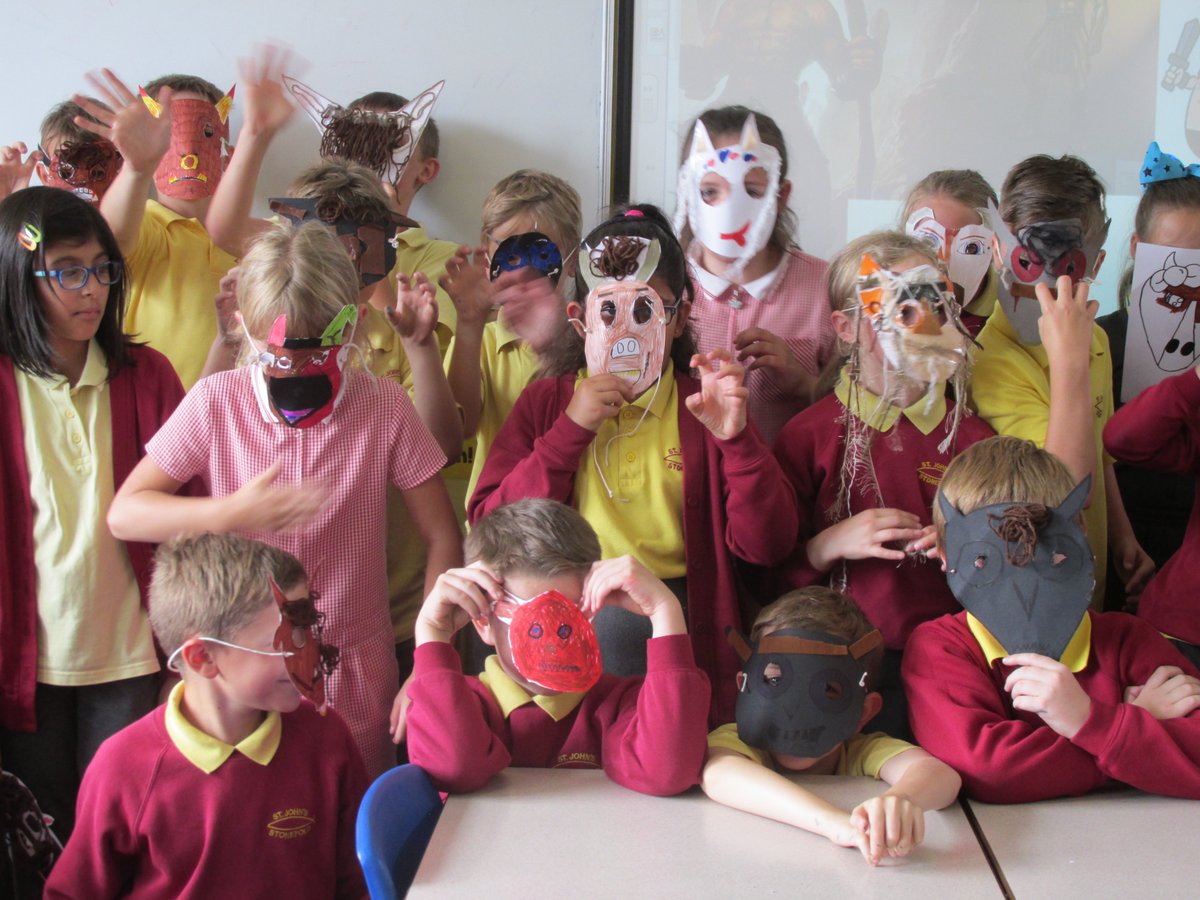 class4stonefold's tweet image. Horrifying, terrifying Class 4 in their Minotaur masks.