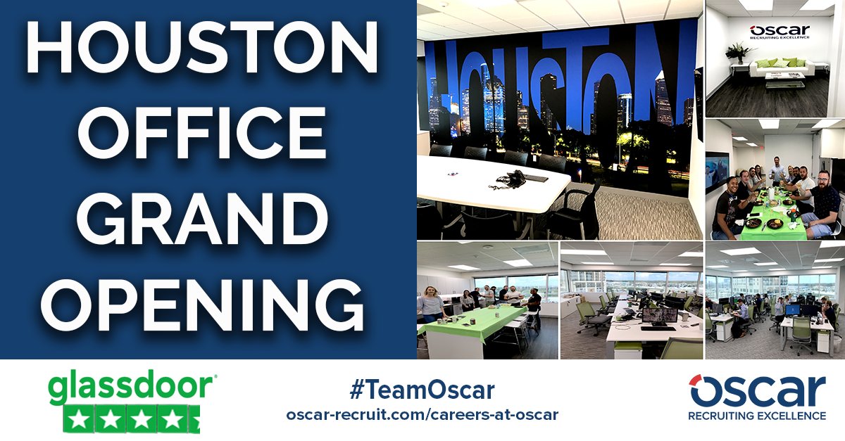 OscarRecruit's tweet image. 🎉Oscar Houston Office Grand Opening 🎉

Last Thursday week was the official opening for our newly relocated office in Houston, TX.

#NewOffice #NewSpace #SameBusiness #Houston #Texas #TechRecruitment #EnergyRecruitment #TeamOscar #USA #OscarTech #OscarEnergy #OscarRecruit