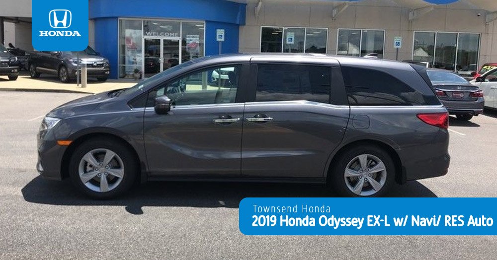 townsendhonda's tweet photo. Happiness involves the perfect vehicle--like our 2019 @Honda #Odyssey EX-L w/Navi/RES Auto! Test drive today at Townsend Honda! #TestDriveTownsend! https://t.co/ZABaOuBmFy https://t.co/1qTBfHpnqY