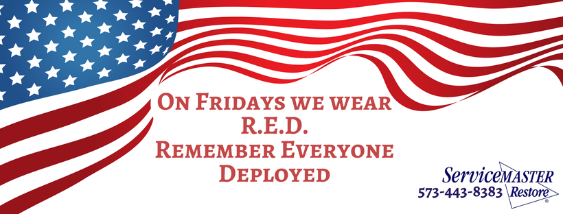 SVMofColumbia's tweet photo. On Friday's we wear RED! #RememberingEveryoneDeployed https://t.co/t8r3C69Dqb