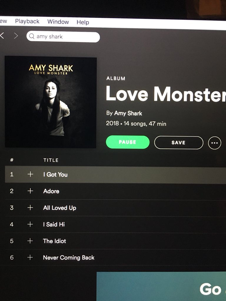naomityrrell18's tweet photo. This album on repeat all day, everyday 🔥🔥🔥🔥 #LoveMonster @AmySharkMusic https://t.co/jEj28LLpTk