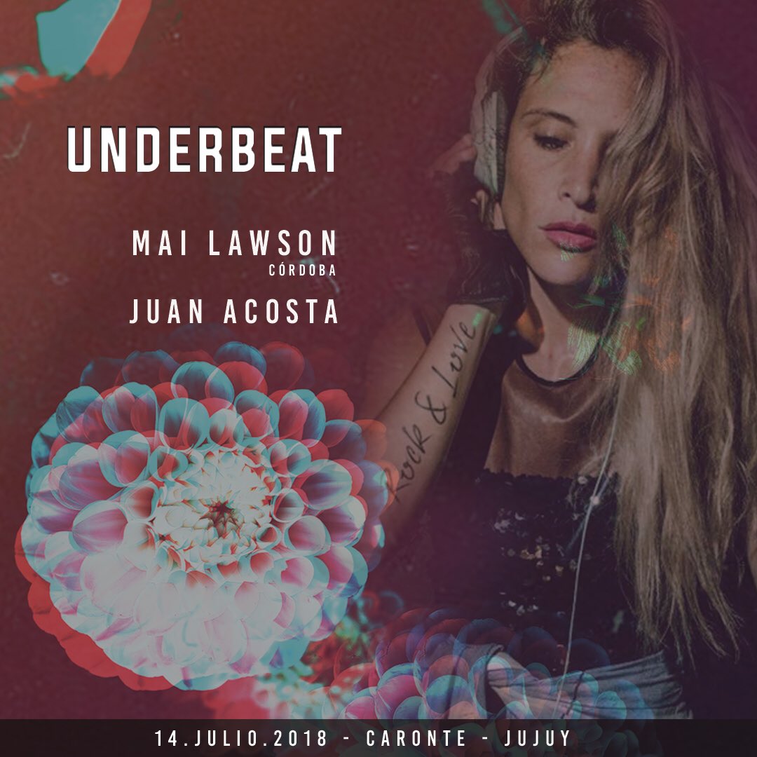 matgrosso's tweet photo. Este sábado Mai Lawson !! #jujuy #underbeat https://t.co/oRlkfzxL1M