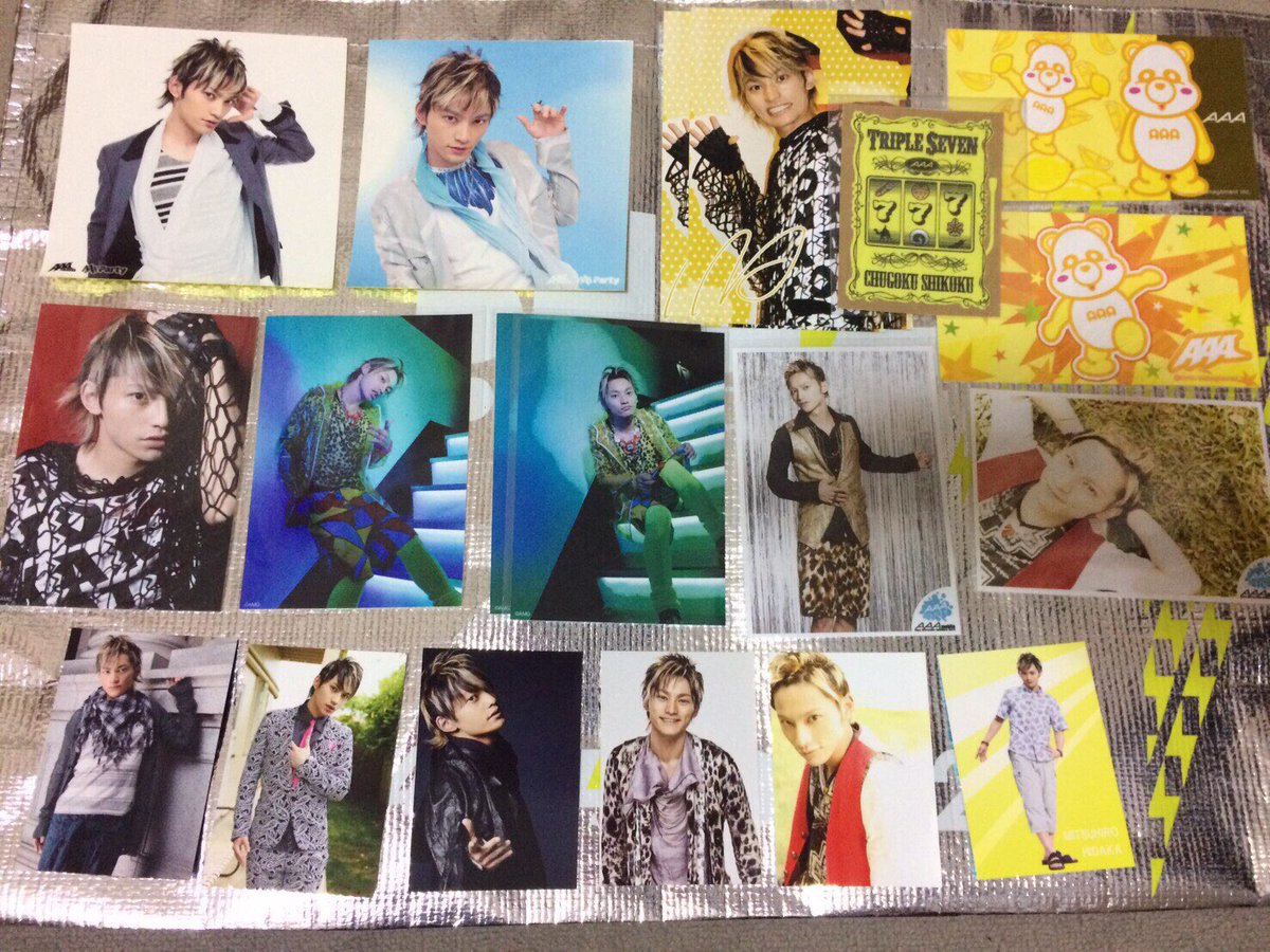 GOODS_AAA_LIVE_'s tweet photo. グッズお譲りします！

求めている方いらっしゃいましたら
リプまたはDM から、ご希望額を
お願いいたします ☺️💟

7/15 FFF 福岡、手渡し優先です！

#AAAグッズ #AAAパンダ 
#AAAトレカ #FFF 
#日高光啓 #SKY-HI #與真司郎 https://t.co/e5DCSoZgcM