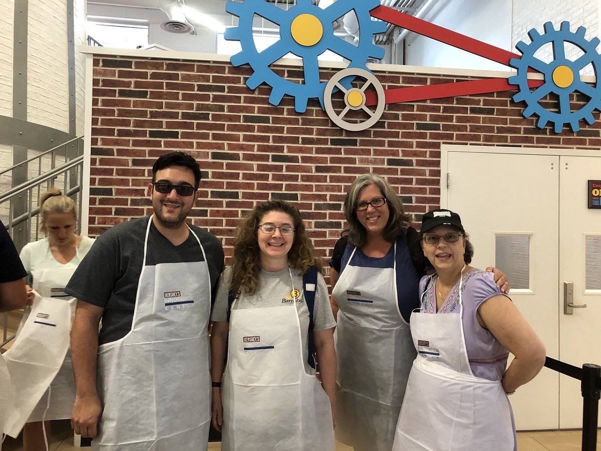 OLVHCB's tweet photo. This is the #CWCREW studying chocolate to determine if a new chocolate curriculum is needed @CWCatholicSchls @SusanMillerMath @ArchNY_Schools https://t.co/CiKXuyVtUc