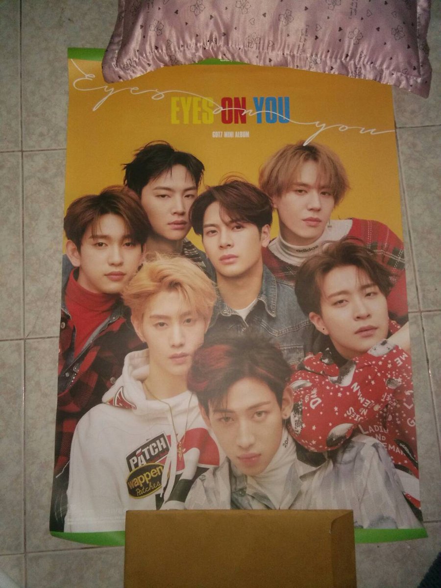 namufo122's tweet photo. โปสเตอร์ #EyesOnYou 
แผ่นละ150บาท /แถมกระบอกโปสด้วย
ส่งฟรีลทบ Ems50 ///ไม่มีนัดรับค่า
#ตลาดนัดอากาเซ #ตลาดกัซ #ตลาดนัดอากาเซ่ #GOT7 #MarkTuan #BamBam #youngjae #Jackson #Jinyoung #JB #Yugyeom https://t.co/QpfCS5Adyj