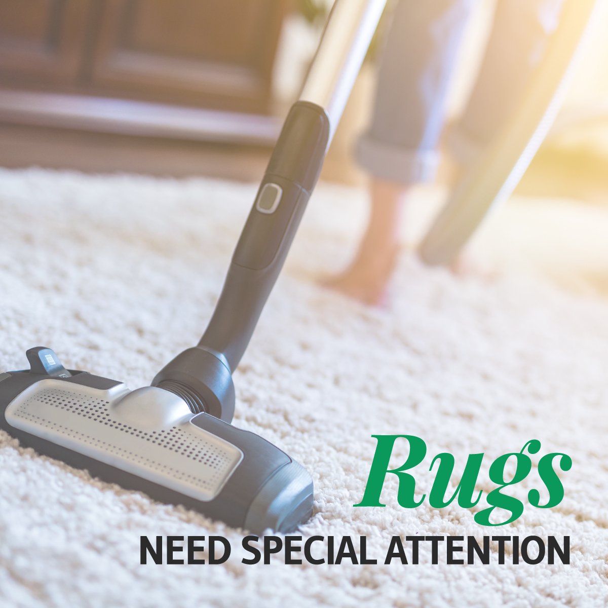 If you take care of your rug and clean it properly, it will last a lifetime. #cleaning