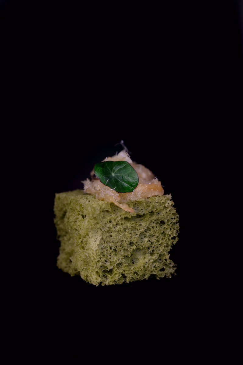 Bizcocho de té verde con peix sec #sukalarte