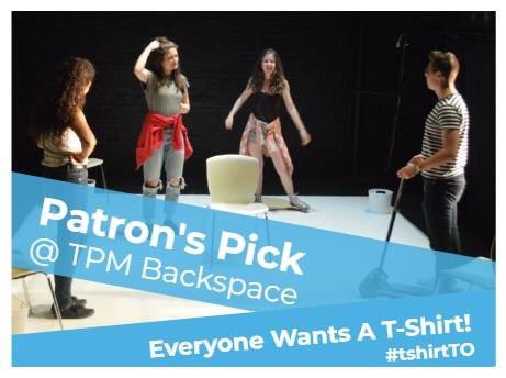 PrairieFirePlz's tweet photo. Happy Final Fringe Friday! 

Kick it off right &amp; come see our 1:45pm show this afternoon! Saturday’s advance sales are already sold out, but we will open Tickets soon for Sunday’s extra performance! #tshirtTO https://t.co/5qY585mNIu