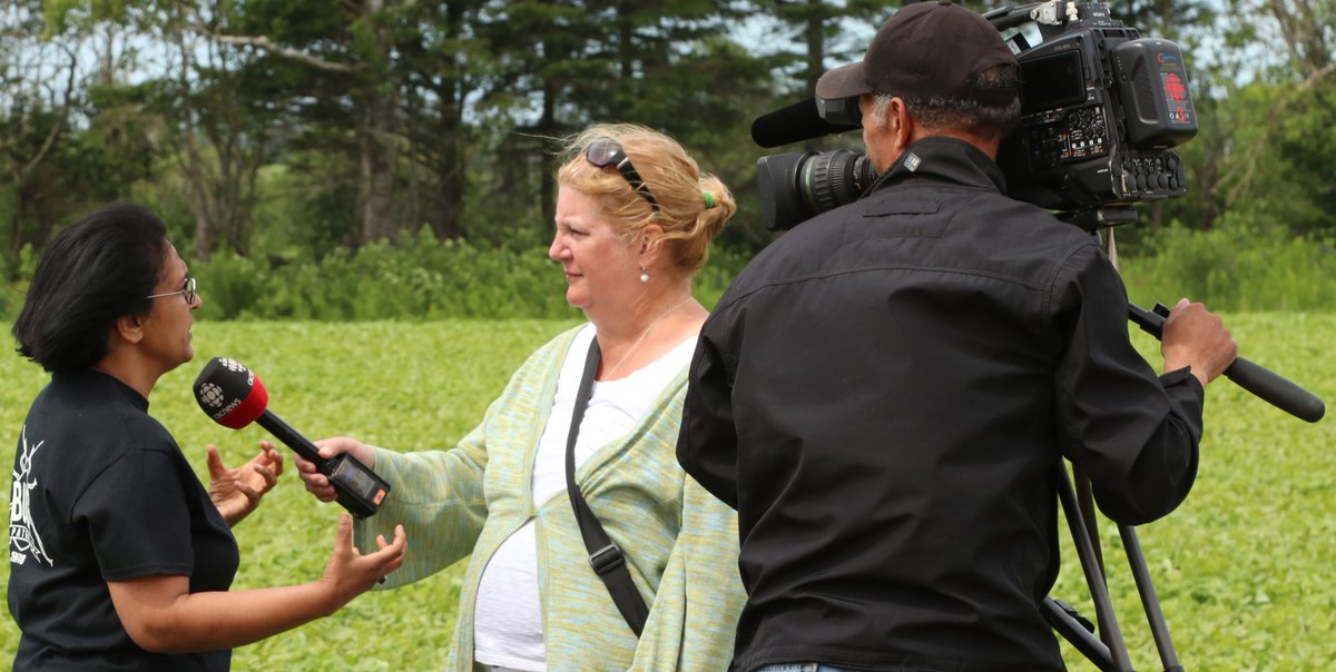 wayneagainpei's tweet photo. Great piece on @CBCPEI radio this morning on Dr. Christine Noronha's insect research.  Hear more about her work - and see some insects - at our @AAFC_Canada open house tomorrow in Harrington, PEI. https://t.co/N8CLeQwtPa https://t.co/W0TpXcHPXk