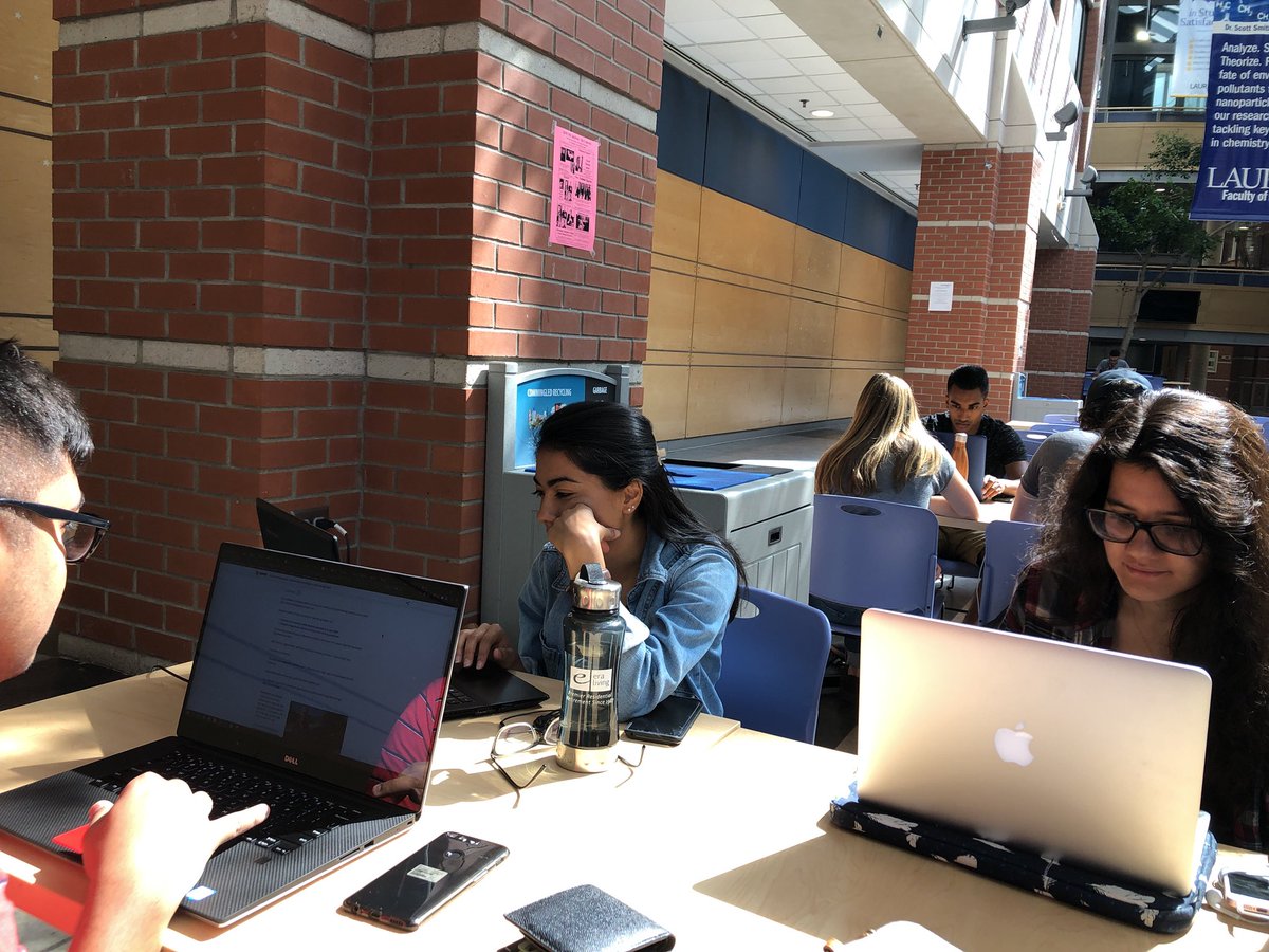 ICE2018Team43's tweet photo. Getting those incredible questions ready for the @The_Cooperators #cantwait #LazaridisICESping2018 https://t.co/l9qTx7QU5O