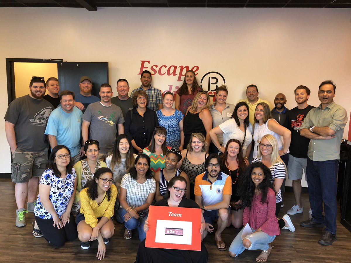 PersonifyShow's tweet image. Team a2z is having a blast attending training sessions &amp;amp; team-building activities and just hanging out with our remote team this week! Check out the pics on our Facebook page: facebook.com/pg/a2zinc.net/…