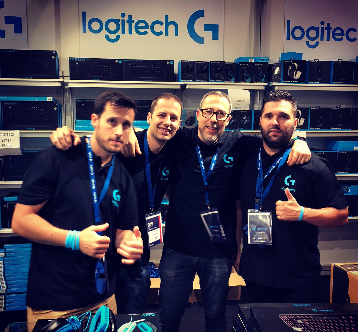 CelesBernaldez's tweet photo. #Dreamhackvalencia2018 @logitechg @logitech #conamigosmuchomejor #gamingforever #bestcolleagues #valencia #dreamhacklogitechg https://t.co/evUQ7NhFDP