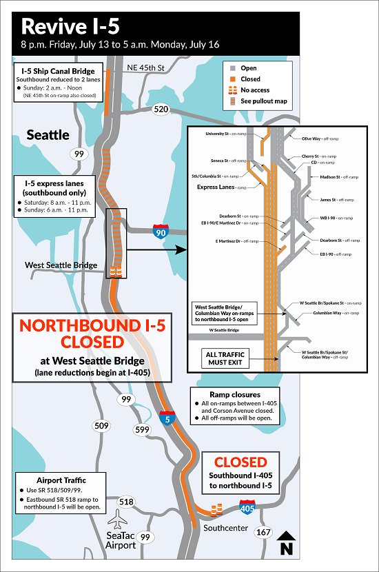WSDOT Traffic on Twitter "The day is upon us! ALL LANES OF NB I5