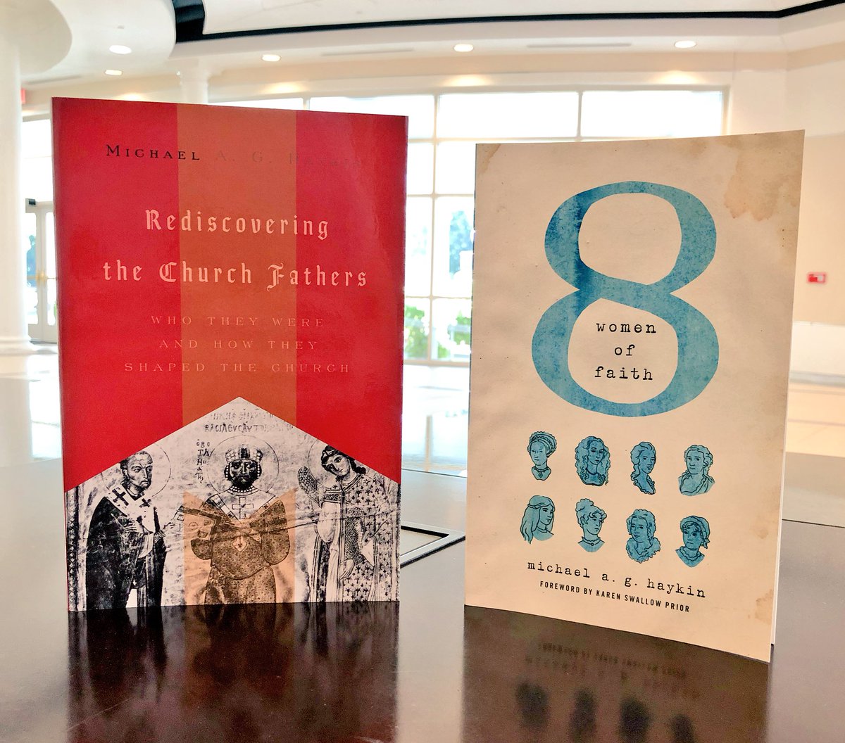 SBTSadmissions's tweet image. Today, we’re finishing up #SBTSChristmas by giving away books throughout the day! 

RT to win these books by @SBTS prof Dr. Michael Haykin!