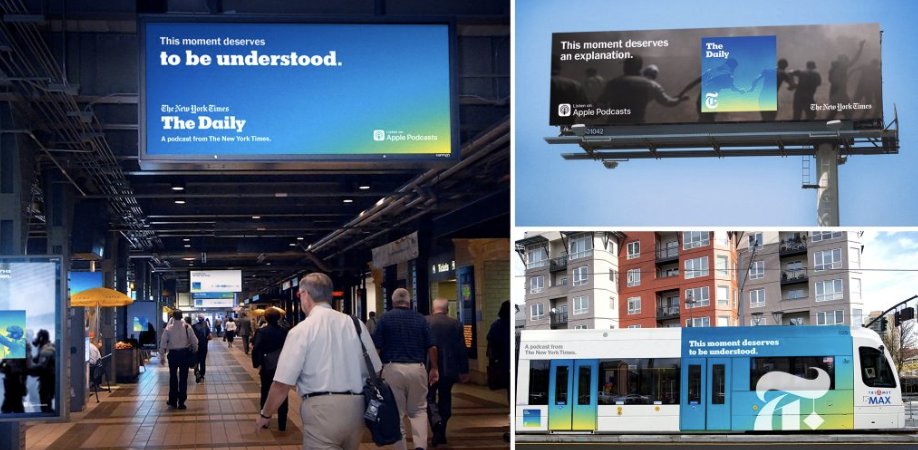 NYTimes Communications (@nytimespr) on Twitter photo The <a href="/nytimes/">The New York Times</a> debuts first-ever marketing campaign for “The Daily,” going live in three cities: Los Angeles, Portland, and Chicago bit.ly/2NOrMhd The <a href="/nytimes/">The New York Times</a> debuts first-ever marketing campaign for “The Daily,” going live in three cities: Los Angeles, Portland, and Chicago bit.ly/2NOrMhd