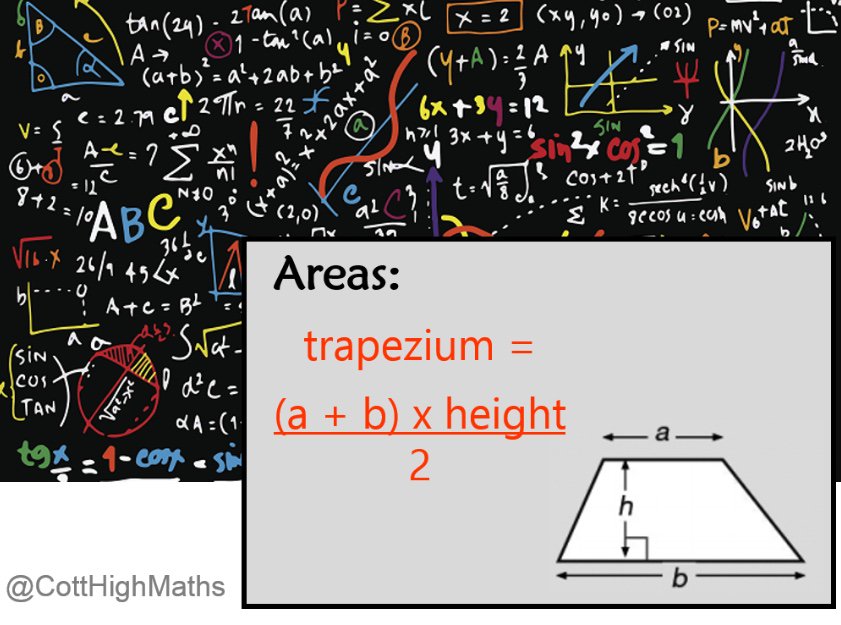 CottHighMaths's tweet photo. #formulaoftheweek #needtoknow #beprepared #FoundationHigher https://t.co/qYjL8j43Gy
