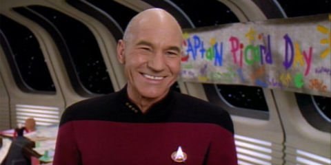 Hailing on all frequencies, Happy 77th Birthday Sir Patrick Stewart 