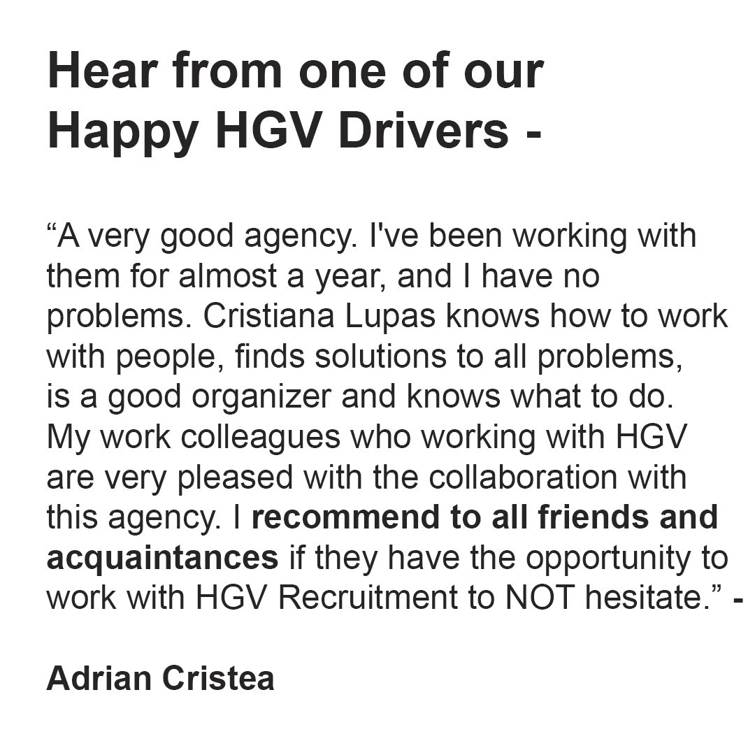 Outstanding review, we are very thankful for your kind words and recommendation Adrian!
#LGV #HGV #Truck