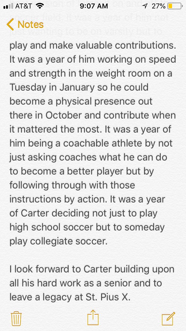 stplancersoccer's tweet image. A few thoughts on how Carter Easter became one of this fall’s top prep athletes...