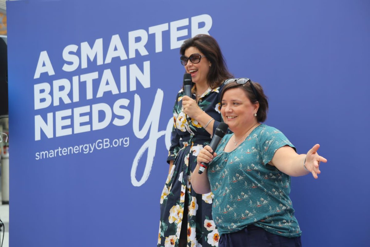 KirstieMAllsopp's tweet photo. Thank you Cardiff, such sunny a welcome for ⁦@SusanCalman⁩ &amp; me ⁦@SmartEnergyGB⁩ #Philwho #NewBF https://t.co/7wb0oifUUT