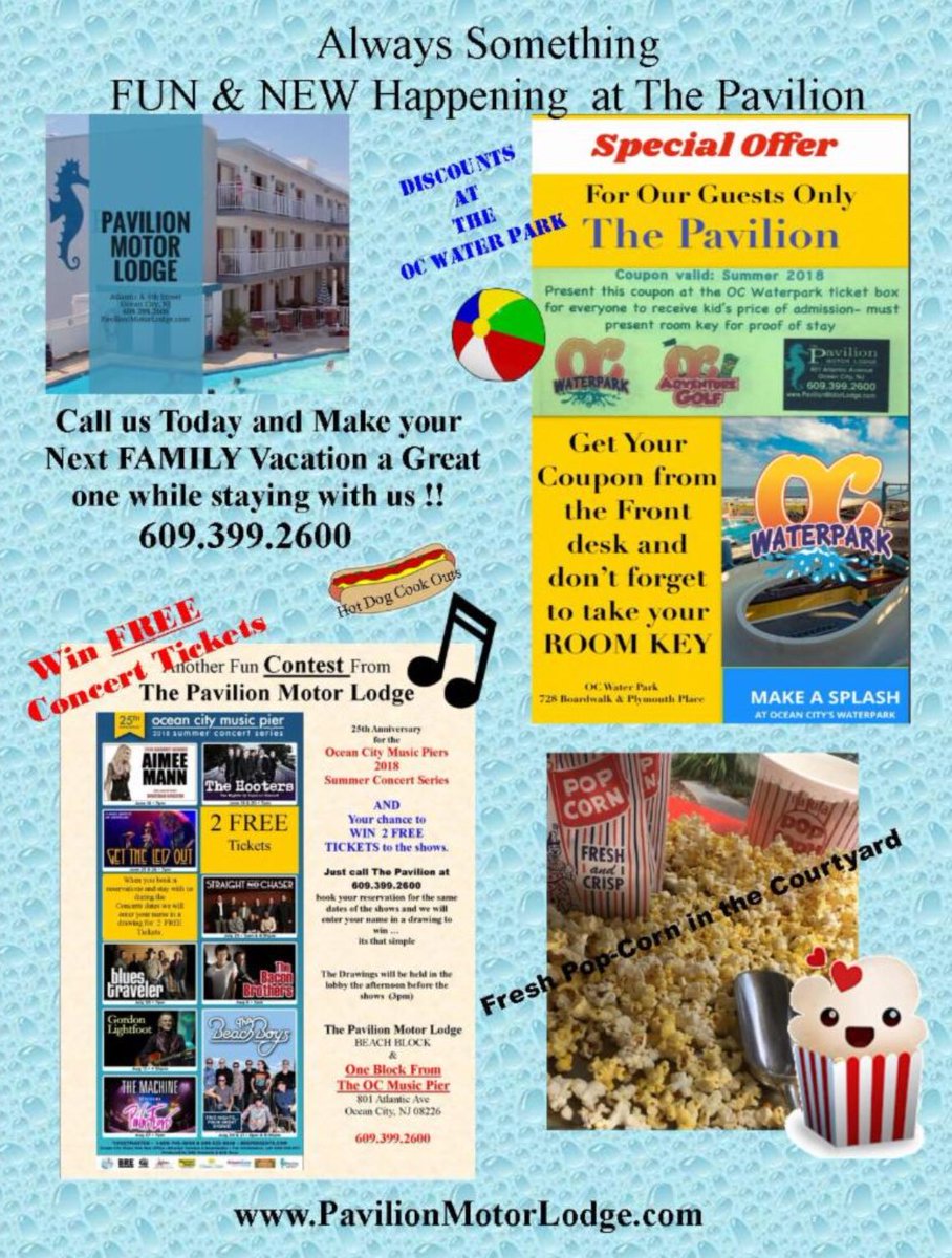 PavilionOC's tweet photo. Always something New &amp; Fun at The Pavilion. 801 Atlantic Ave OCNJ 08226 https://t.co/ZG9QOc3Ty1