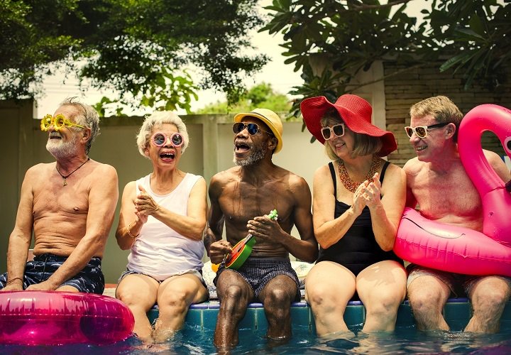 #Swimming has all kinds of benefits! From improving heart health to reducing your risk of osteoporosis, it's a great way to keep the older adults in your life active and healthy. #Health