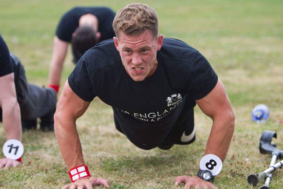 JackEyers's tweet photo. This time last year at the Mr England 2017 Sports Round 💪🏅🏋
#mrengland #throwback #sportsround #1man1leg1mission #mrengland2017 #amputeefitness https://t.co/gEM9LSIyH0