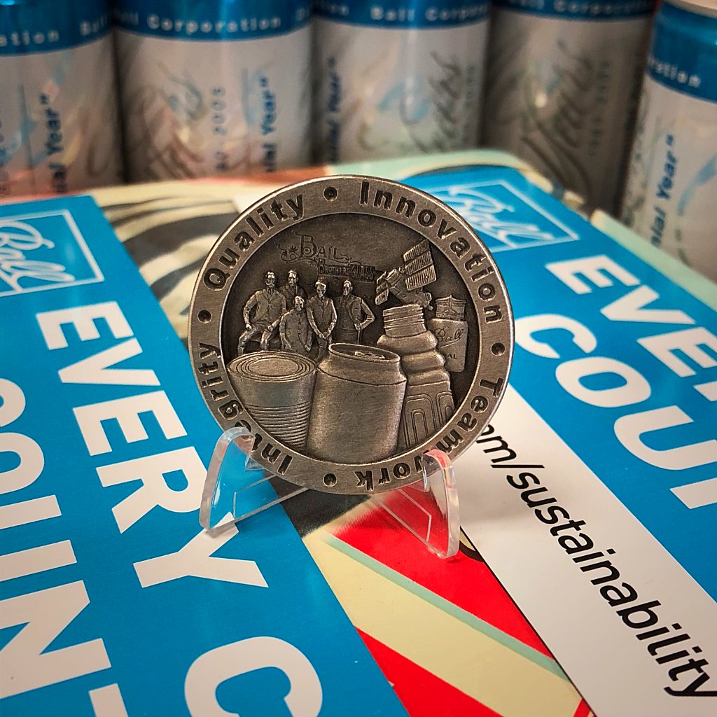Ball_Corp's tweet photo. #FlashbackFriday to a small token of appreciation our employees received during our quasquicentennial year celebrations in 2005. #125years #BallHistory #Archives https://t.co/n0HtqsVDbB