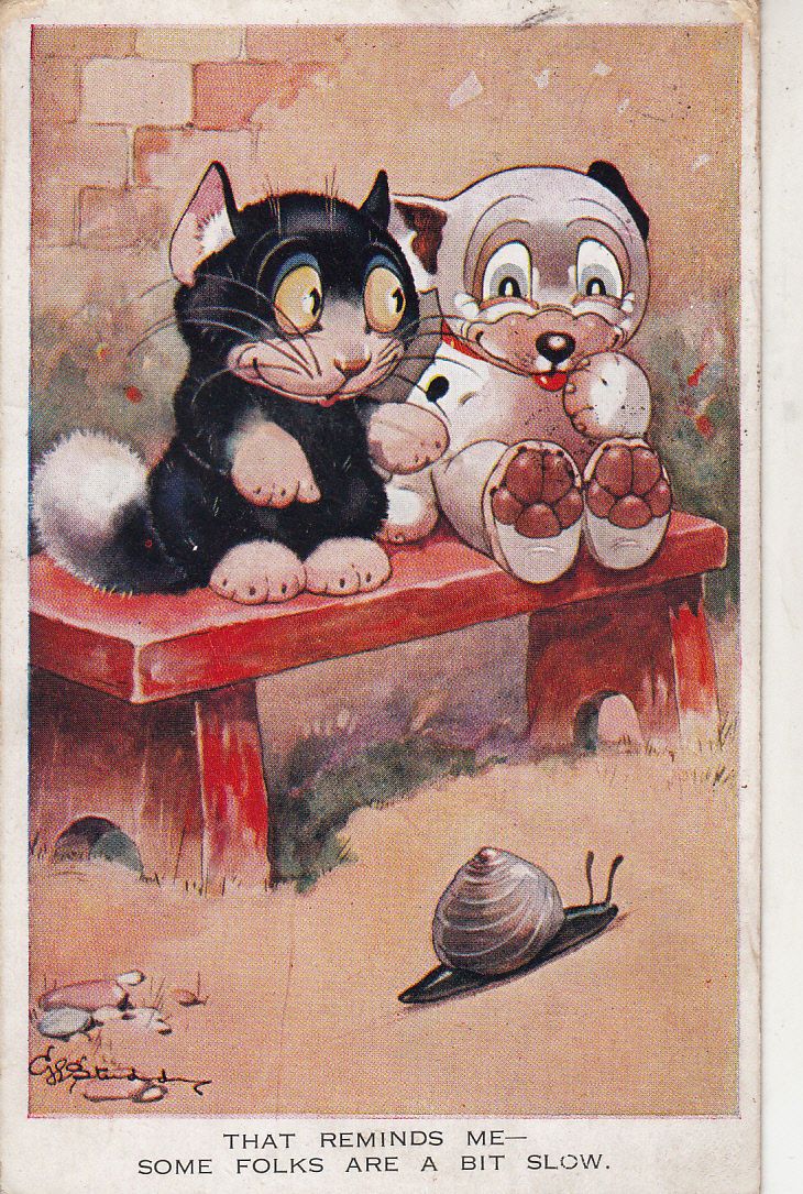 WMODAMuseum's tweet photo. On this very unlucky day, we present 'Lucky Cat K12' by Royal Doulton. According to George Studdy's Bonzo Dog, Ooloo cat is a very lucky black Cat! Have a Lucky Friday the 13th! #ooloocat #Fridaythe13th #bonzodog #blackcat #lucky #royaldoulton #studdy #illustration #museums https://t.co/lSdPR4Dhen