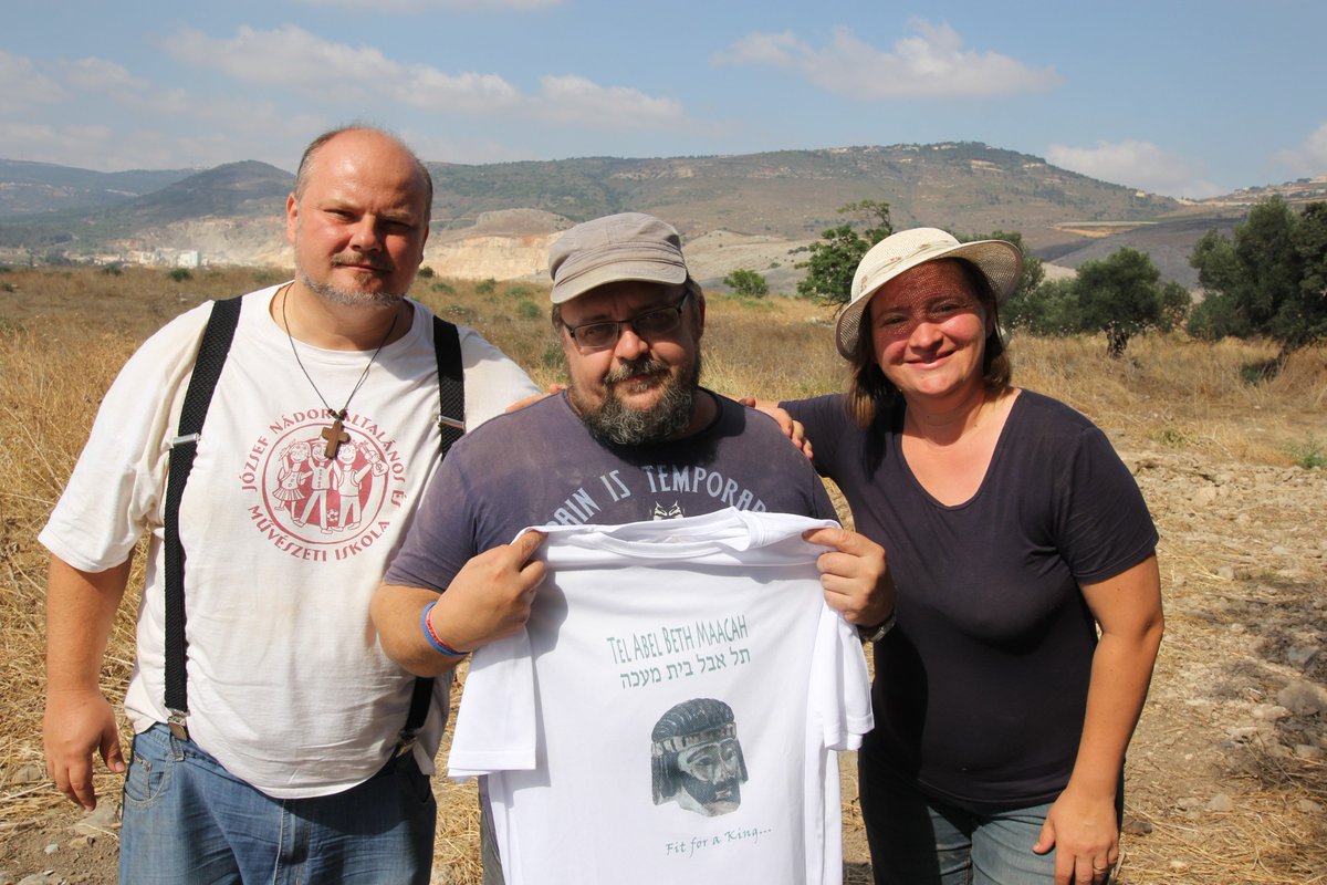 Our team this week included three Hungarians: Prof. Laszlo Egeresi (middle) with his students Norbert Becker (left) and Hajnal Kovacs (right).